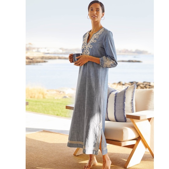 J. McLaughlin Dresses J Mclaughlin Pansy Embroidered Soutache Trim